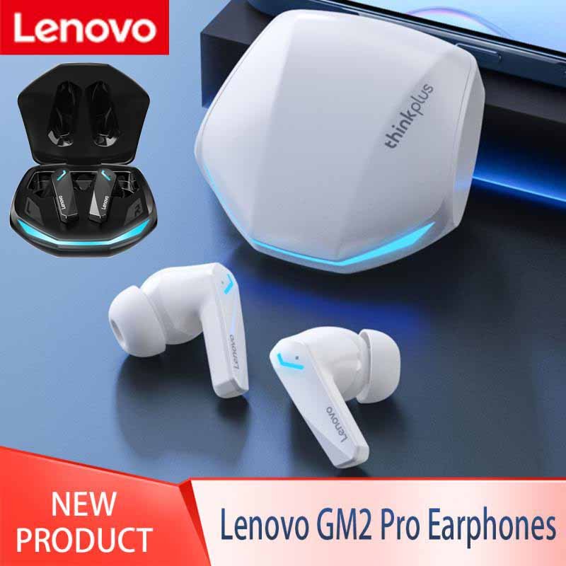 Tk5toem Lenovo Gm2 Pro Tws Earphone Wireless Bluetooth 5 3 Stereo Headphones Low Latency Gaming Earbuds